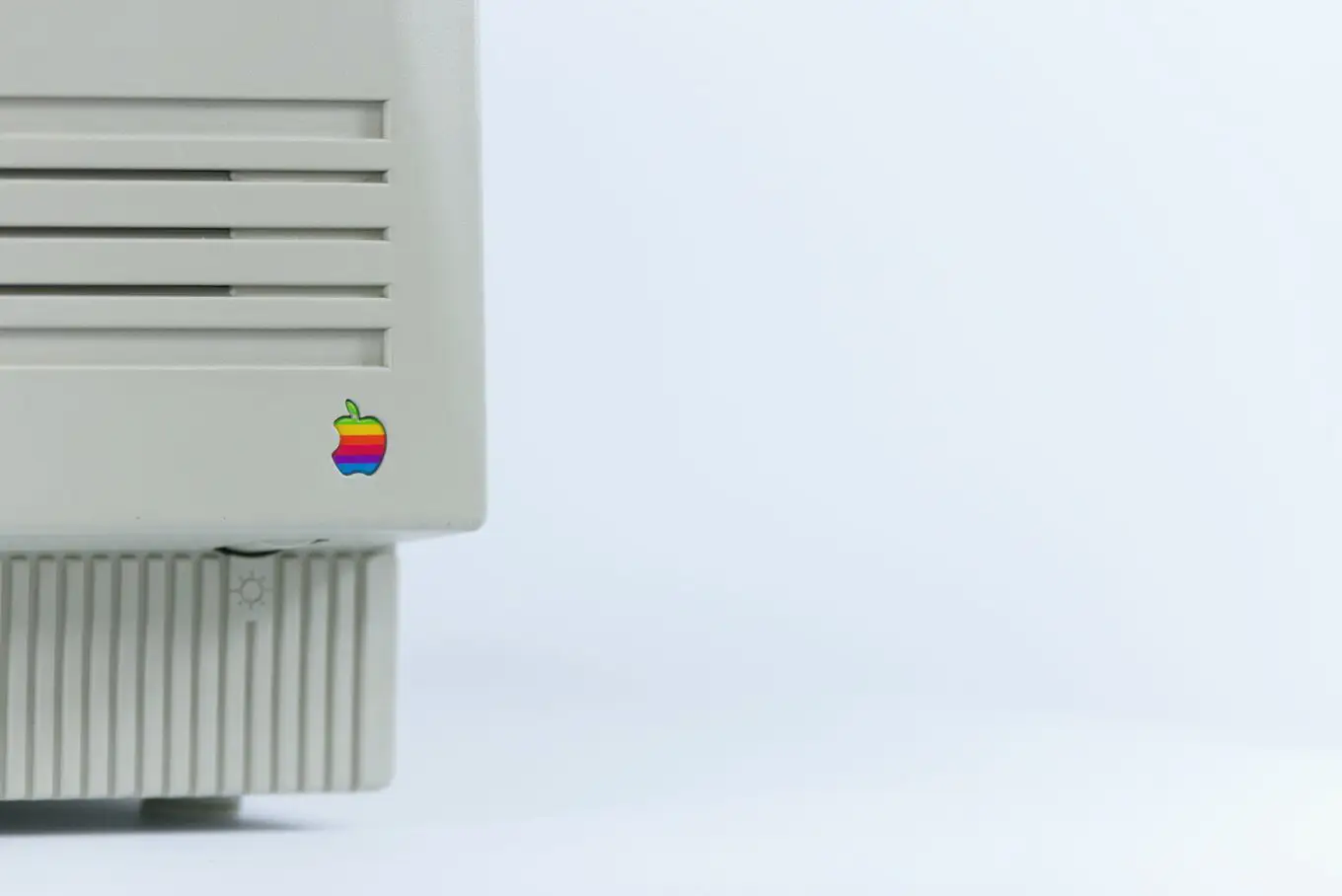 Gray Device Apple Logo White Surface